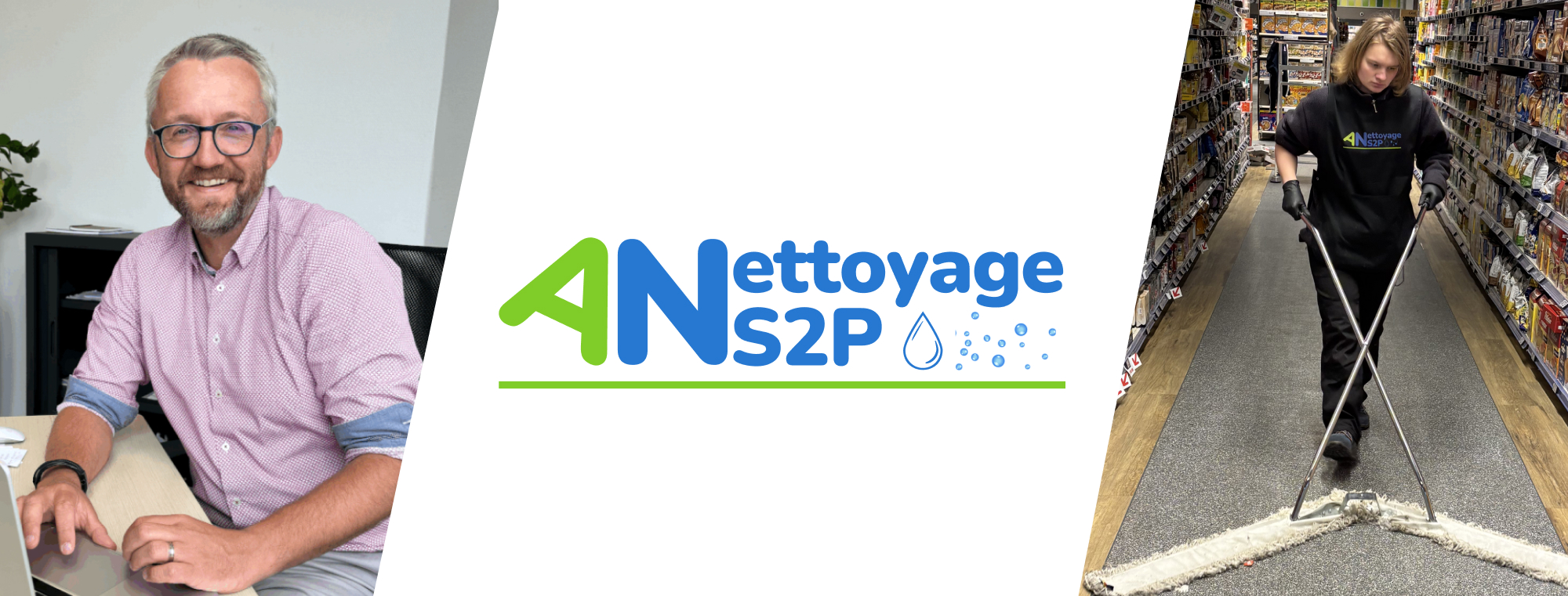 Site web promotionnel d'une société de nettoyage
